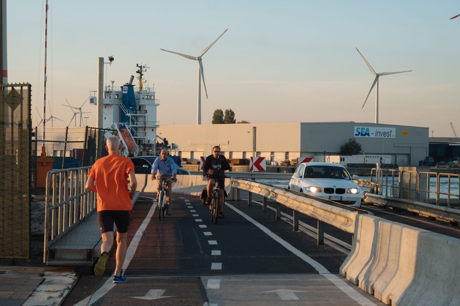 Fietspad Royerssluiscomplex Antwerpen